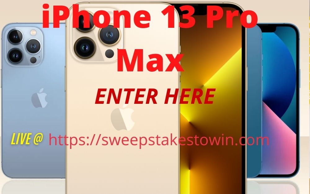 iphone 13 pro max giveaway without human verification