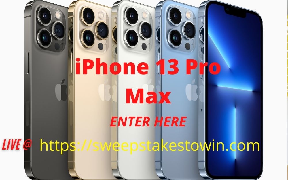 win iphone 13 pro max giveaway